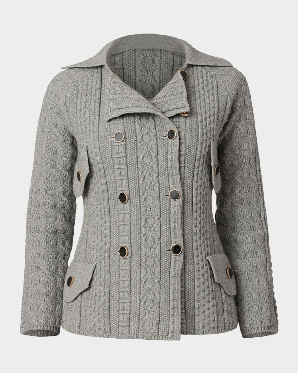 Wes Double-Breasted Knit Jacket